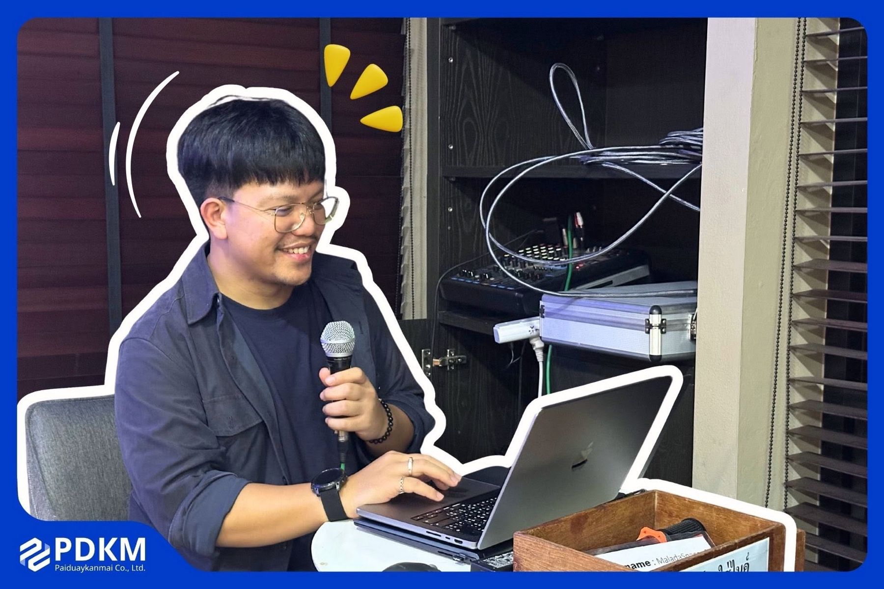 Tananut demonstrating AI tools at NDEA Next-Gen Dev and QA with AI